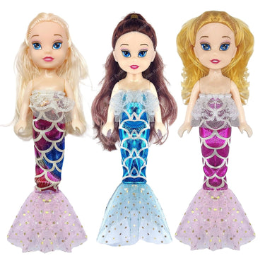 AquaPrincess | Plaisir de jeu enchanteur - Ensemble de poupées sirènes adorables pour aventures créatives